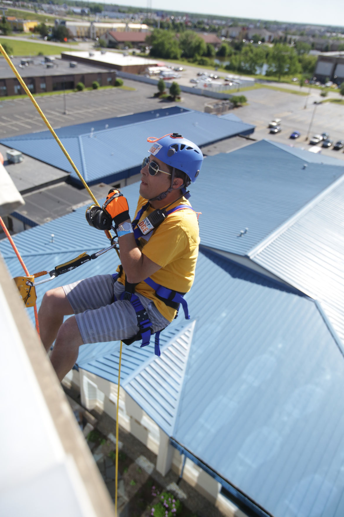 Lake Area United Way Rappelling